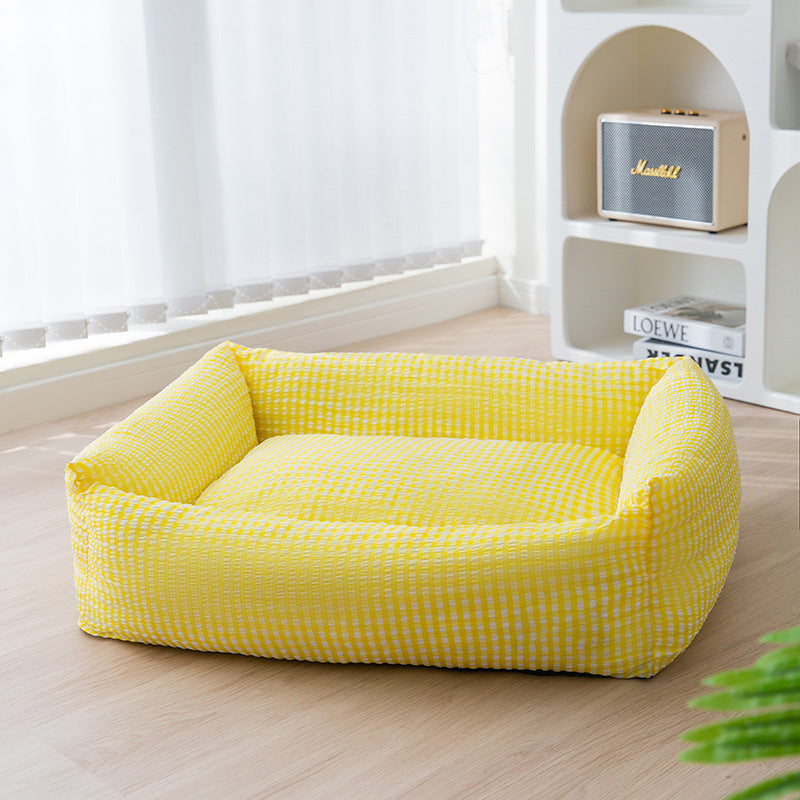 Azura | Rectangular washable dog bed breathable pet bed