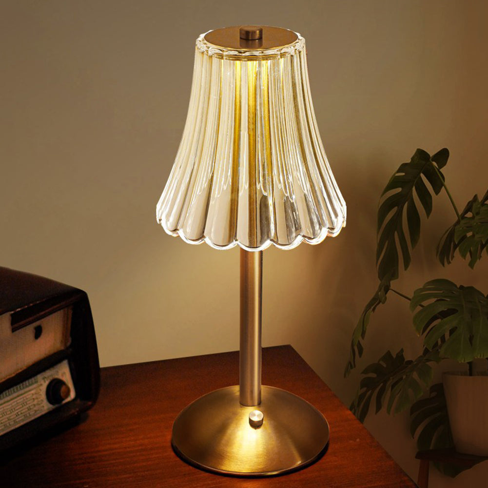 BowLift | Golden Crystal Table Lamp - Aurora Luxe