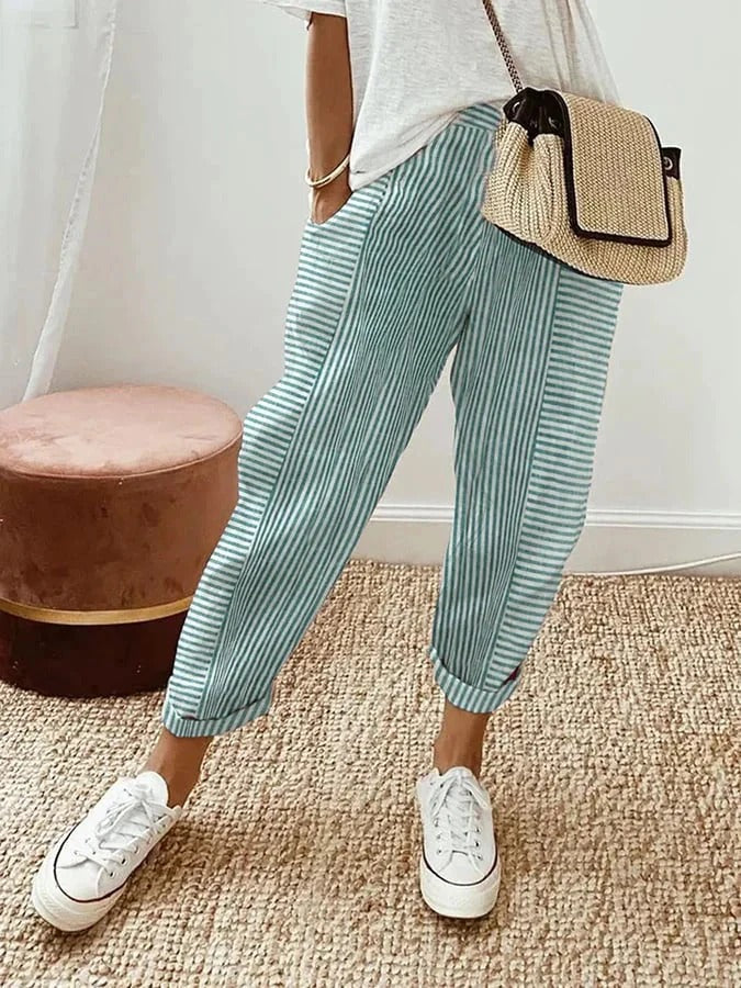 JASMIN - LAIDBACK STRIPED BOTTOMS