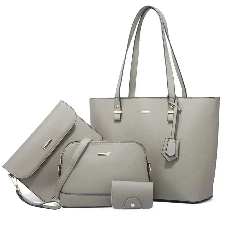 Ashby | Versatile 3-Piece Leather Handbag and Shoulder Bag Set