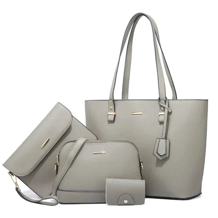 Ashby | Versatile 3-Piece Leather Handbag and Shoulder Bag Set