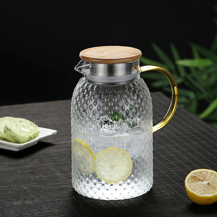 BowLift | Heat-resistant ribbed glass jug