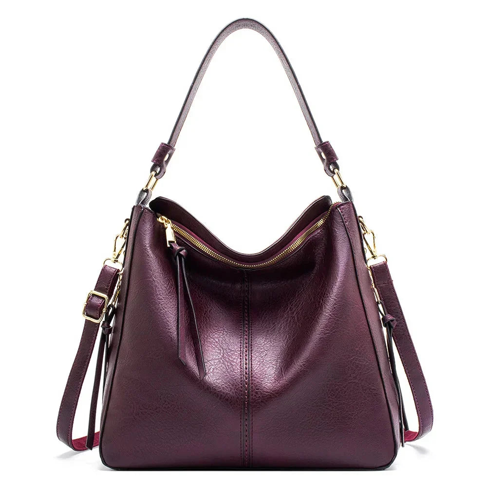 Leather Hobo Bag