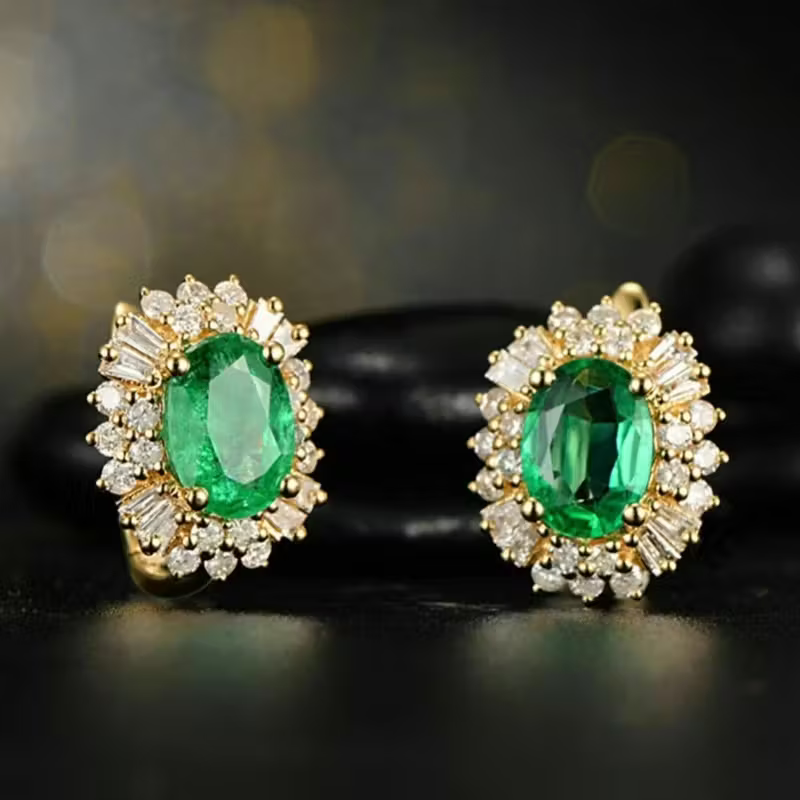 Emerald Royale Earrings