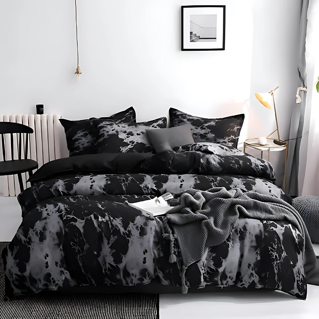 BowLift | Marble Blanket Modern Soft Bedding Set
