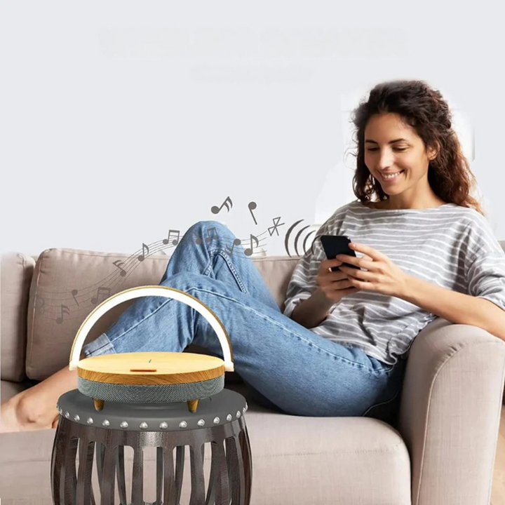 BowLift | Table Lamp with Wireless Charger and Bluetooth Speaker
