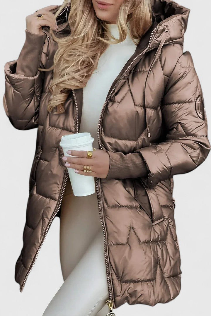HAVEN – PADDED HOODED WINTER COAT