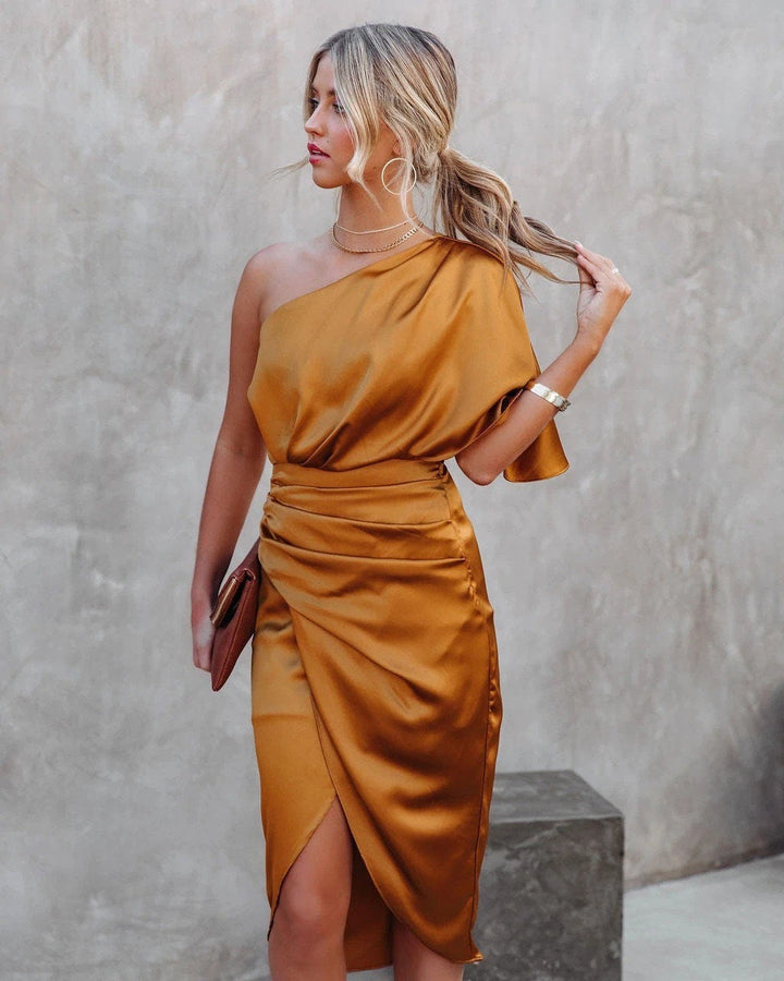 Kaelani | Chic Satin Dress