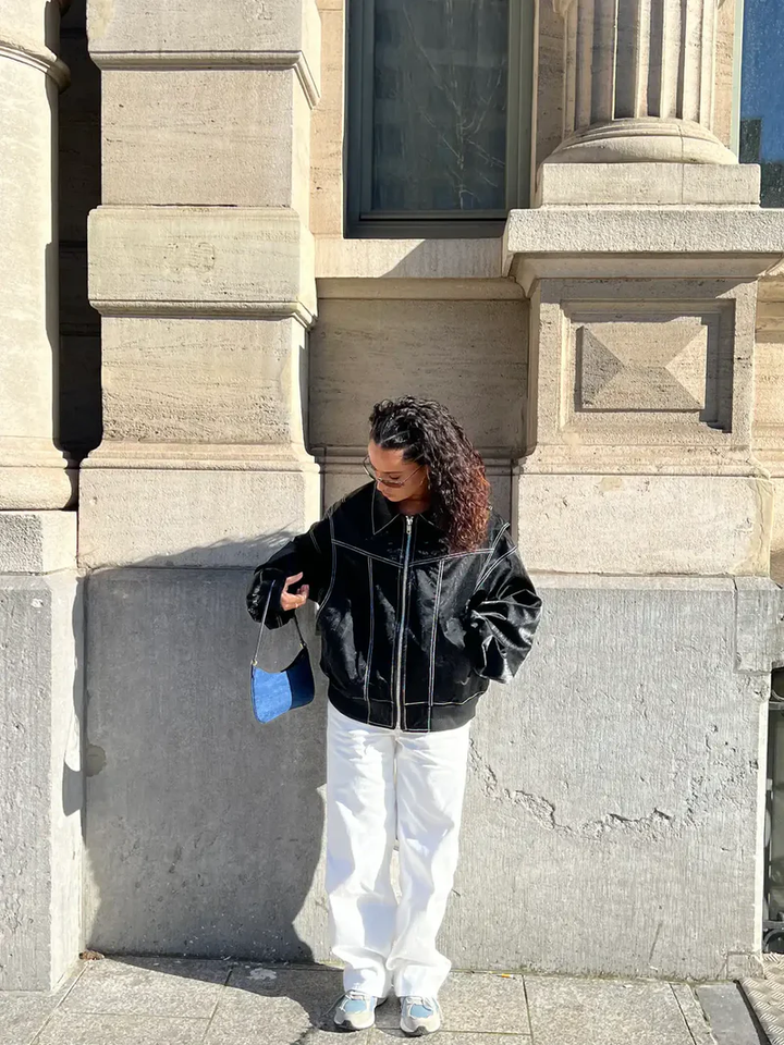 Oversized Contrast Jacket - Limited Sale