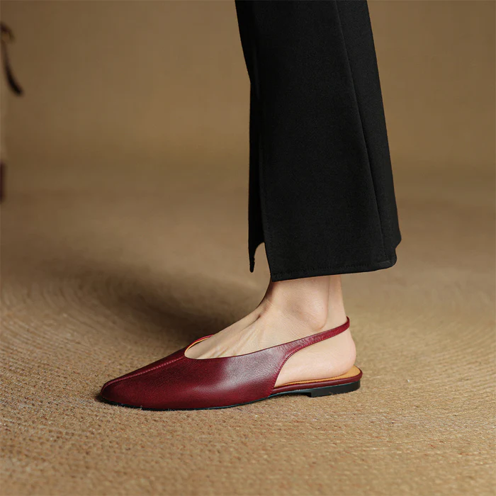 Carisse Genuine Leather Flats