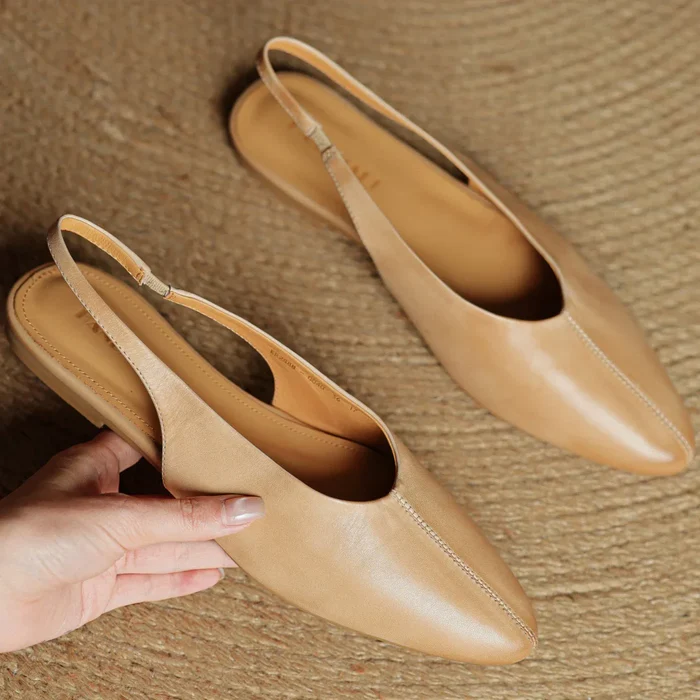 Carisse Genuine Leather Flats