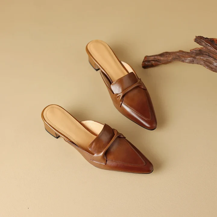 Palieri Genuine Leather Mules