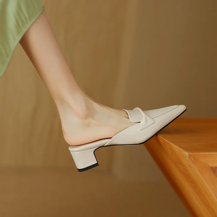 Palieri Genuine Leather Mules