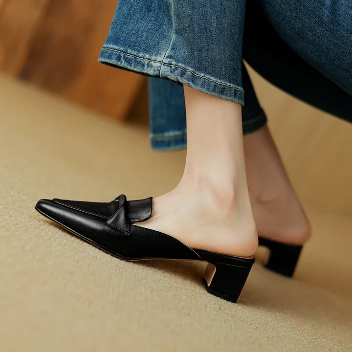 Palieri Genuine Leather Mules