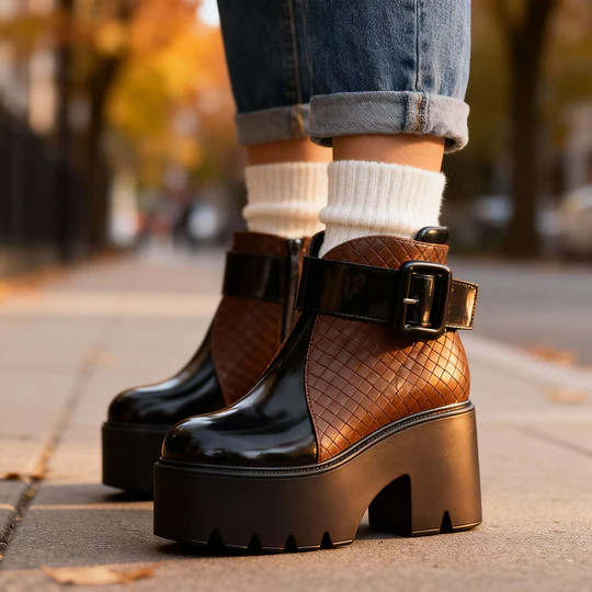 Brinley Platform Ankle Boots