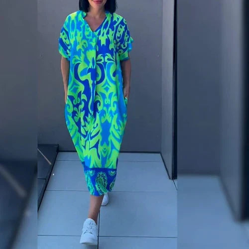 Elena™ – Elegant Floral Dress