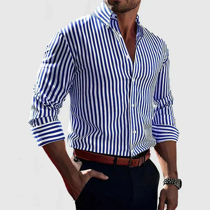 GABRIEL – CLASSIC STRIPED BUTTON-DOWN SHIRT