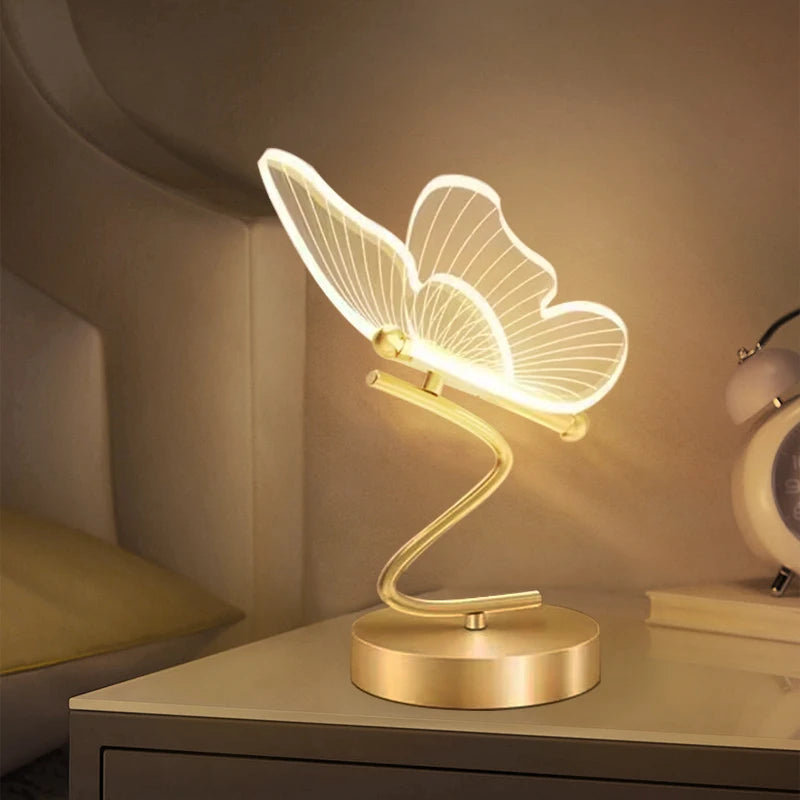 BowLift | Luxury Butterfly Table Lamp – Elegant LED Mood Lighting for Home & Office