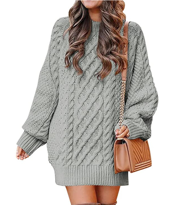 Chloé – Twisted Knit Sweater Dress