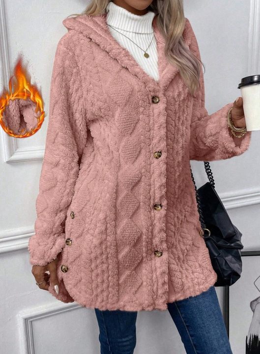 Chateau Elise™   | Plush Hooded Cardigan