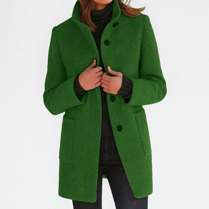 Valentina - Women's Comfortable Jacket with High Collar