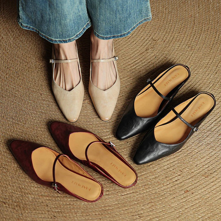 Bellancia Leather Leather Flats