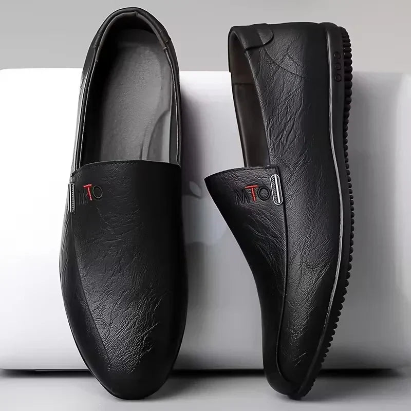 JASON – CLASSIC SLIP-ON LEATHER LOAFERS