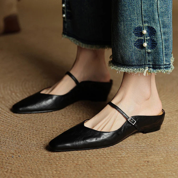 Bellancia Leather Leather Flats