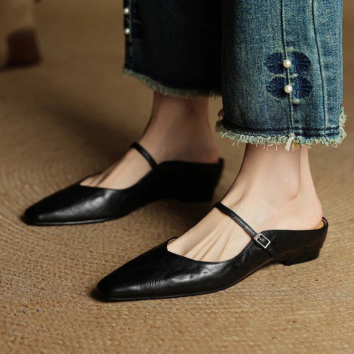 Bellancia Leather Leather Flats