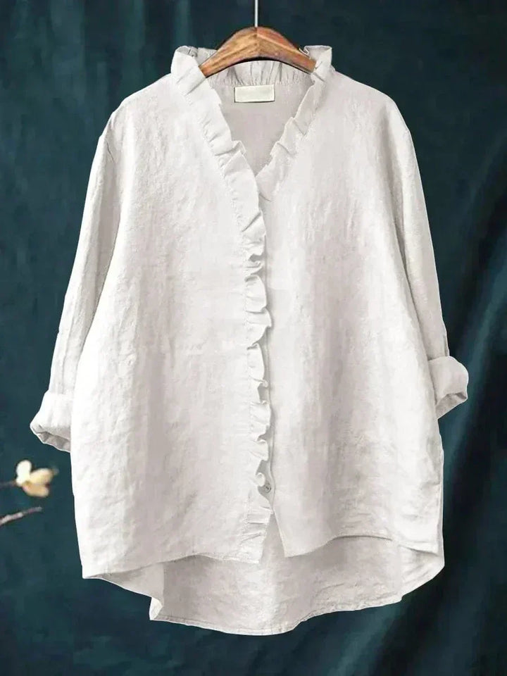 Eline | Elegant Summer Linen Blouse