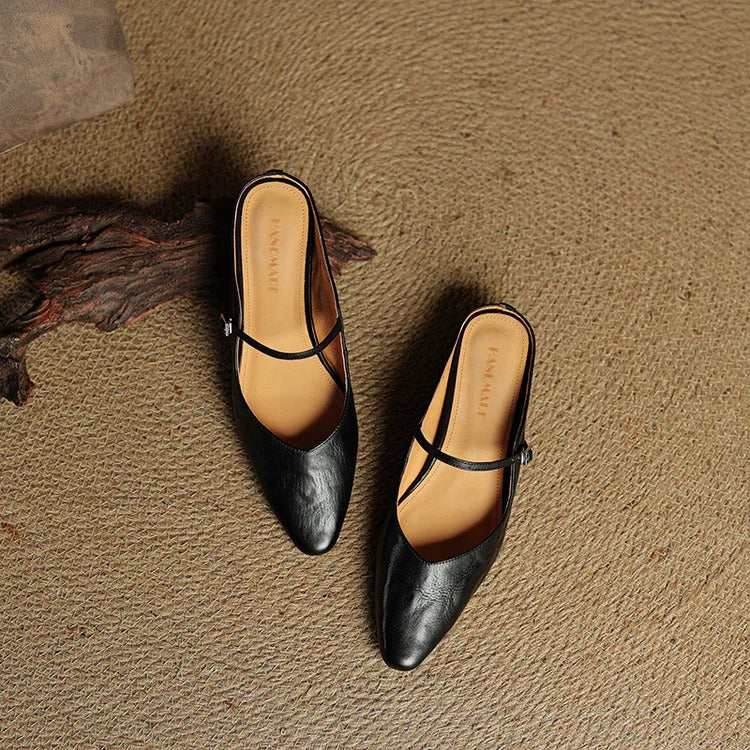 Bellancia Leather Leather Flats
