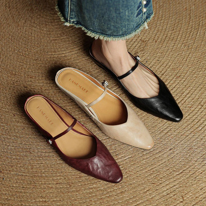 Bellancia Leather Leather Flats