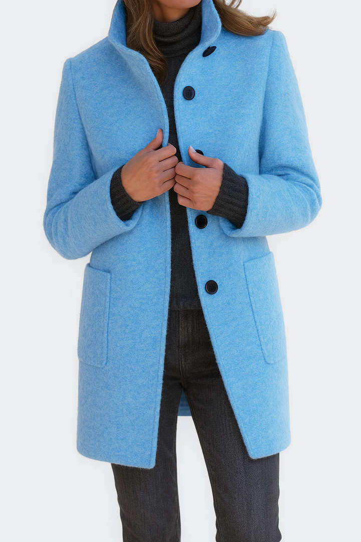 Valentina - Women's Comfortable Jacket with High Collar