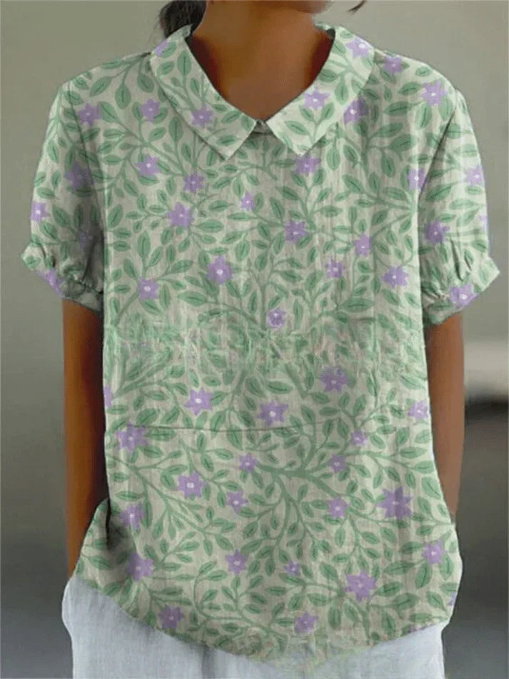 Devika | Floral Pattern Blouse