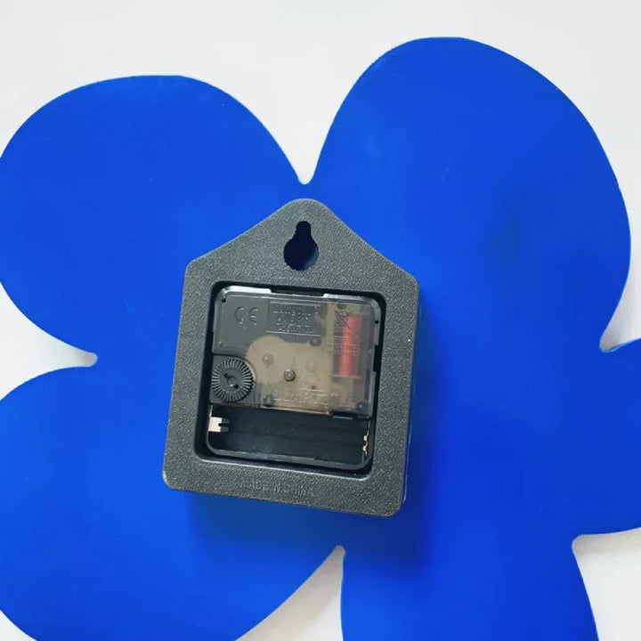 BowLift | Small Blue Geometric Wall Clock