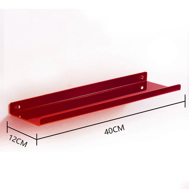 BowLift | Invisible colored wall-mounted floating shelves