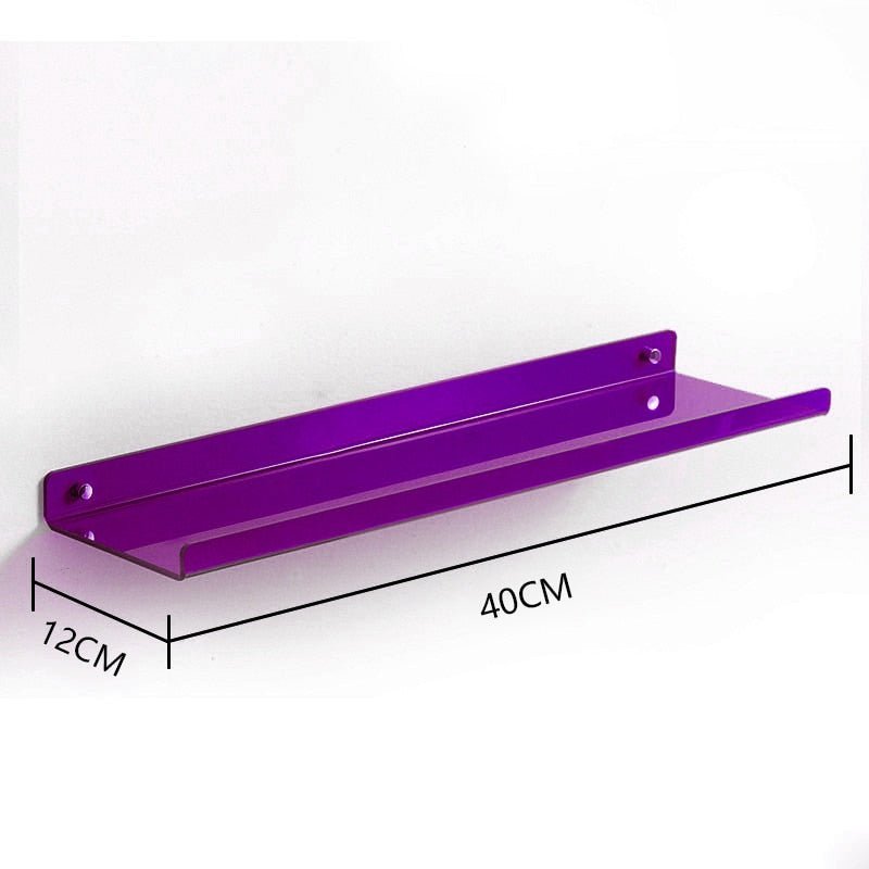 BowLift | Invisible colored wall-mounted floating shelves
