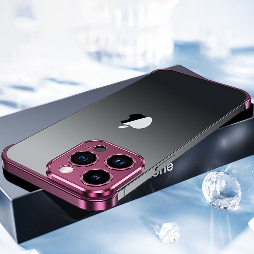 Ultra-Thin Metal Phone Case | Slim and Sturdy | Shockproof Protection for iPhone and Android | Azura