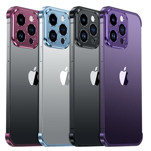 Ultra-Thin Metal Phone Case | Slim and Sturdy | Shockproof Protection for iPhone and Android | Azura