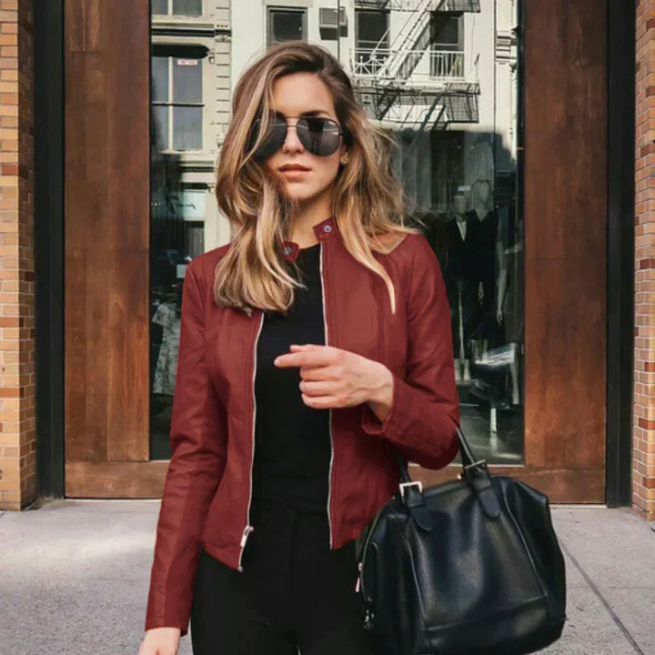 Sophia - Italian Leather Jacket