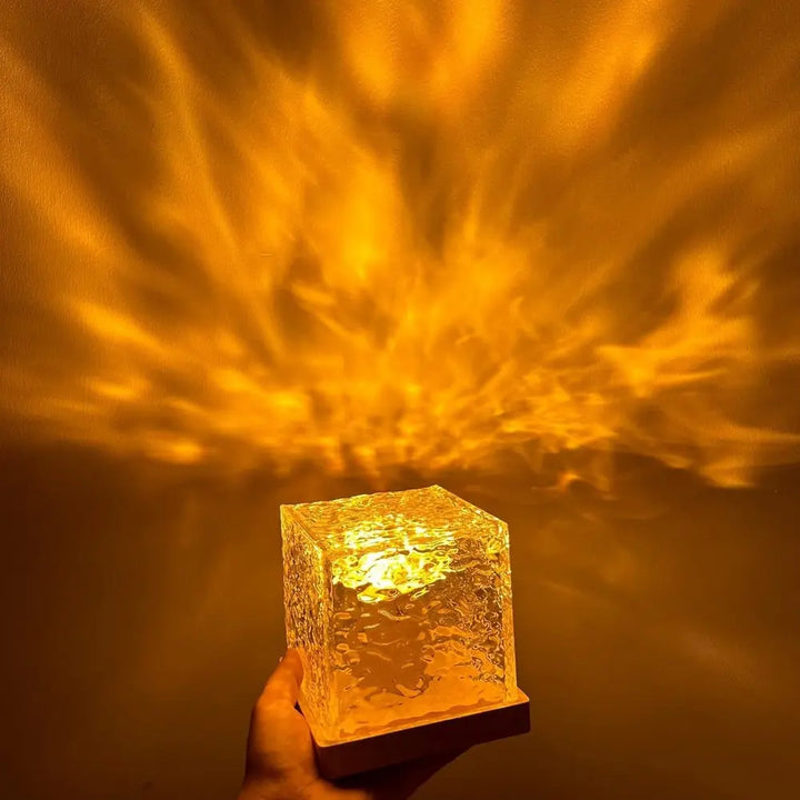 BowLift | Table Lamp Glass Cube Ambient Light