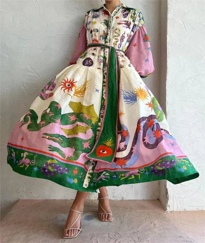 Celia | Italian Maxi Dress