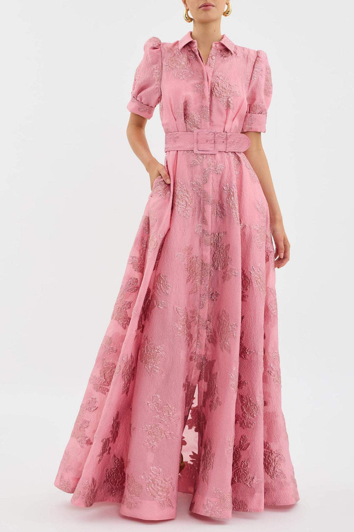 Olivia - Short Puff Sleeves Dress