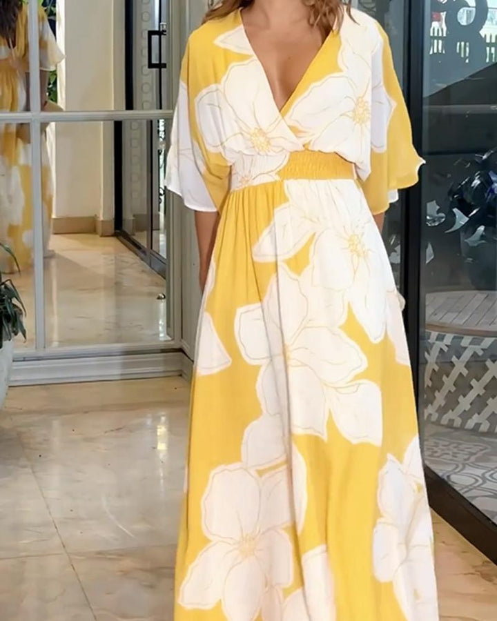 Jennifer | Floral Harmony Holiday Dress