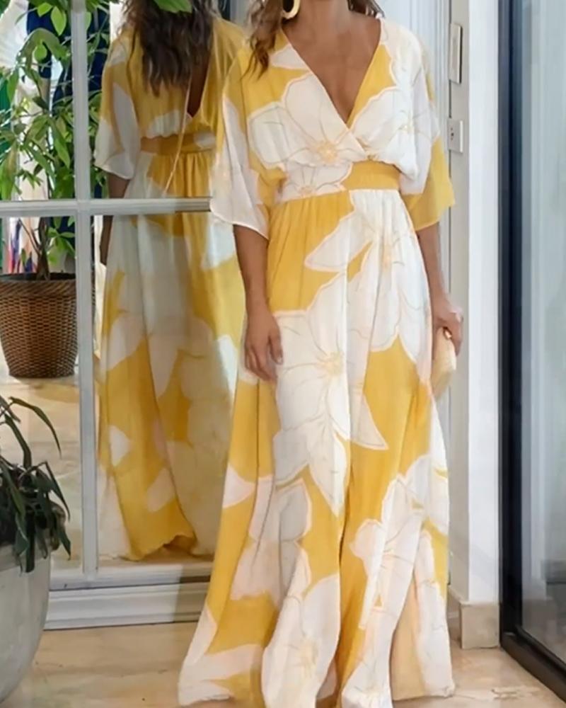 Jennifer | Floral Harmony Holiday Dress