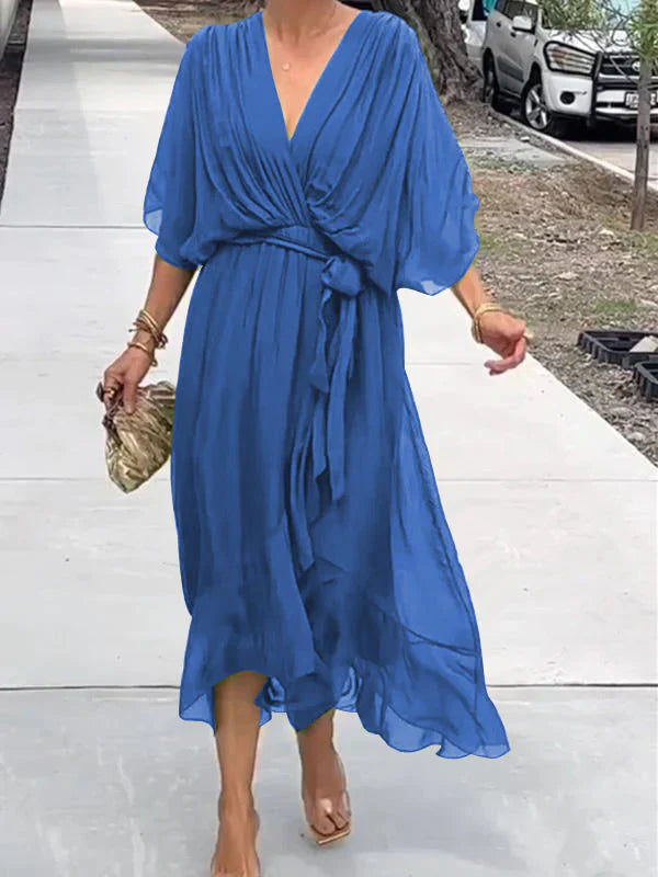 Ulani | V-Neck Flowy Dress