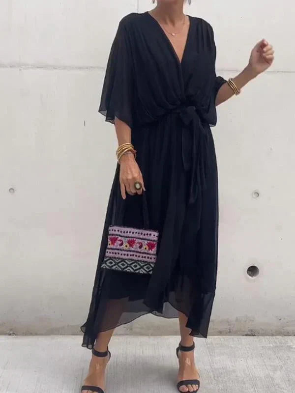 Ulani | V-Neck Flowy Dress