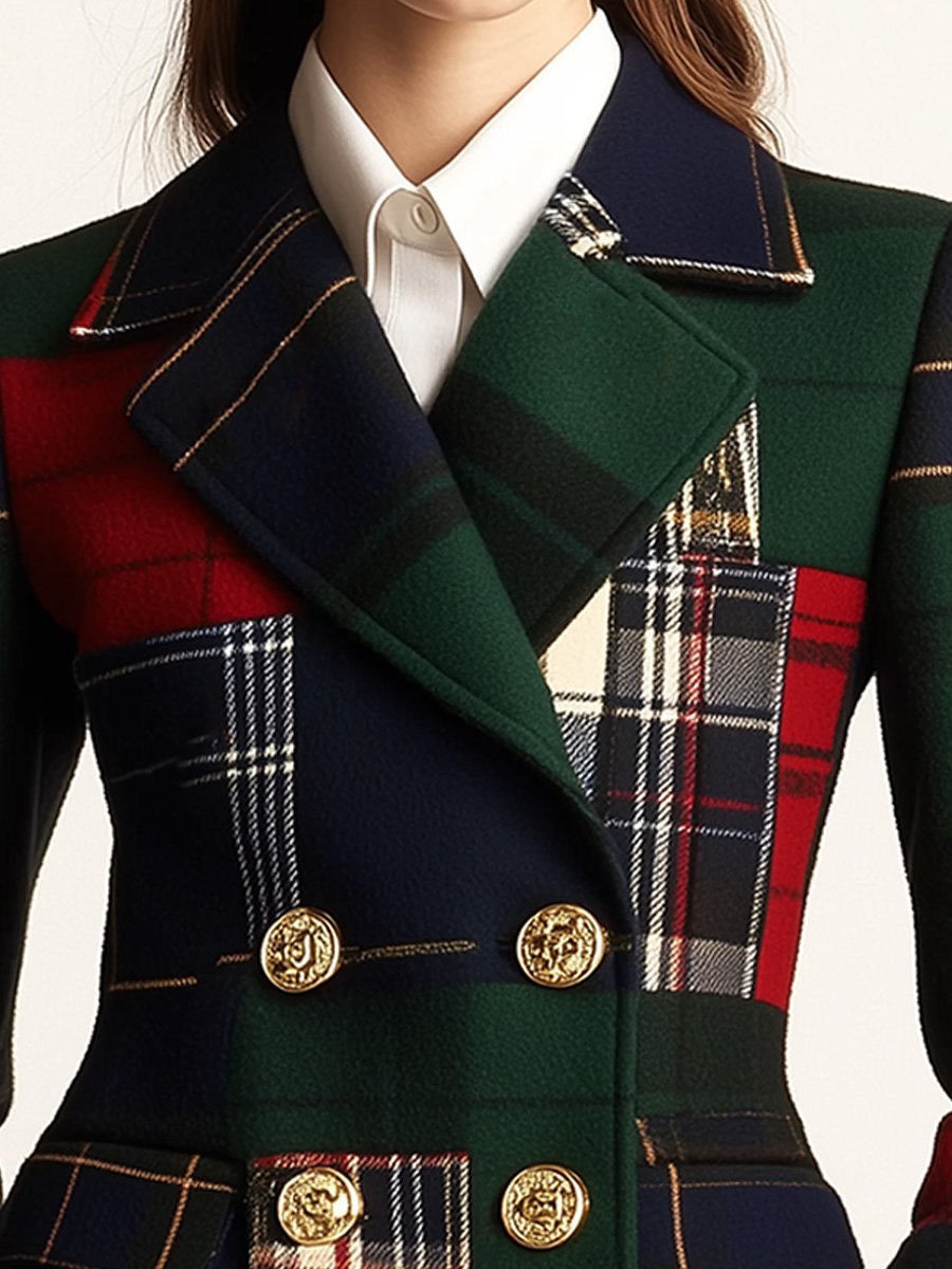 TRISHA – TAILORED PATCHWORK BLAZER