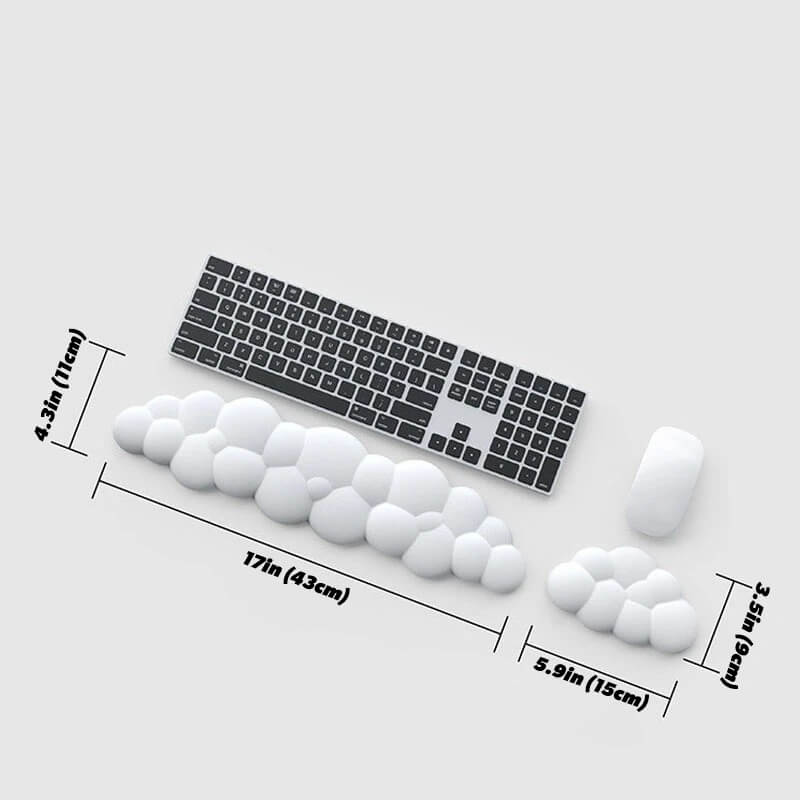 Azura | Cloud-shaped Keyboard & Mouse Wrist Rest