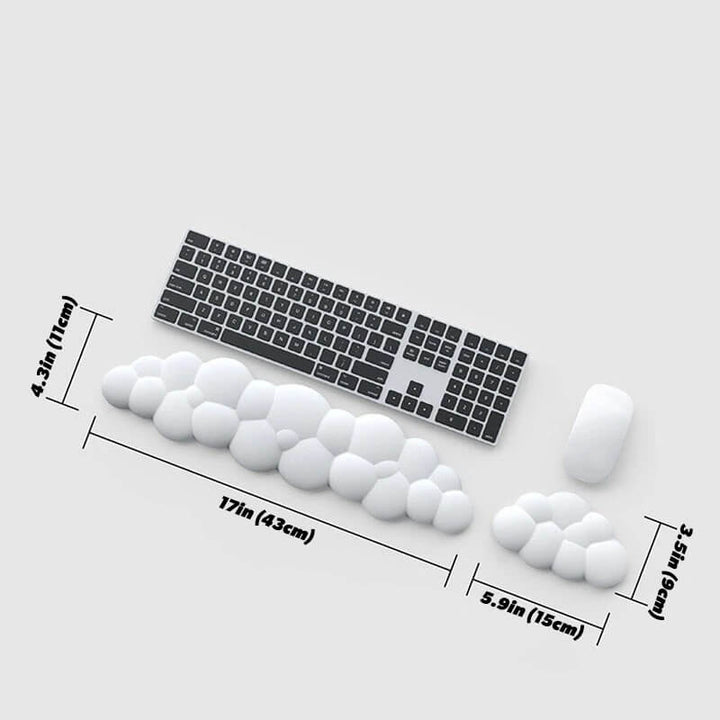 Azura | Cloud-shaped Keyboard & Mouse Wrist Rest